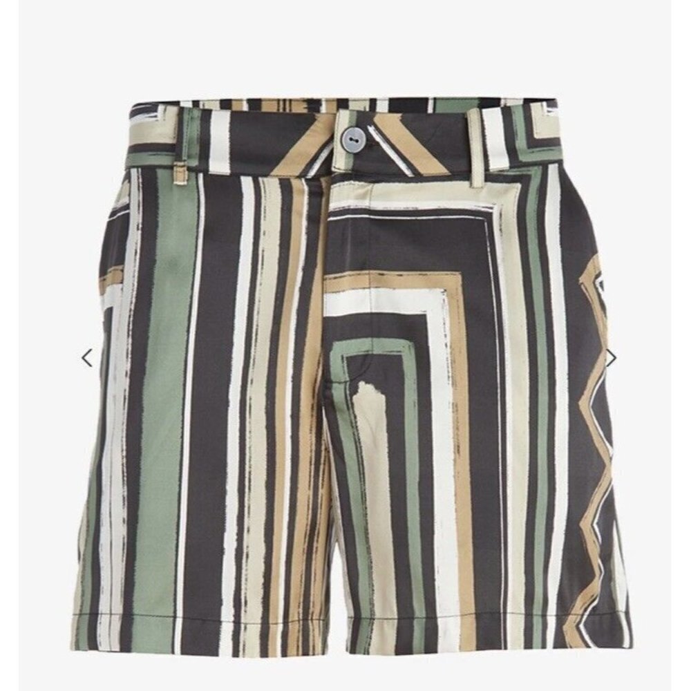 Ser.o.ya 95% Silk Shorts Jessie Men’s Size Medium Pockets NEW Tags  C1